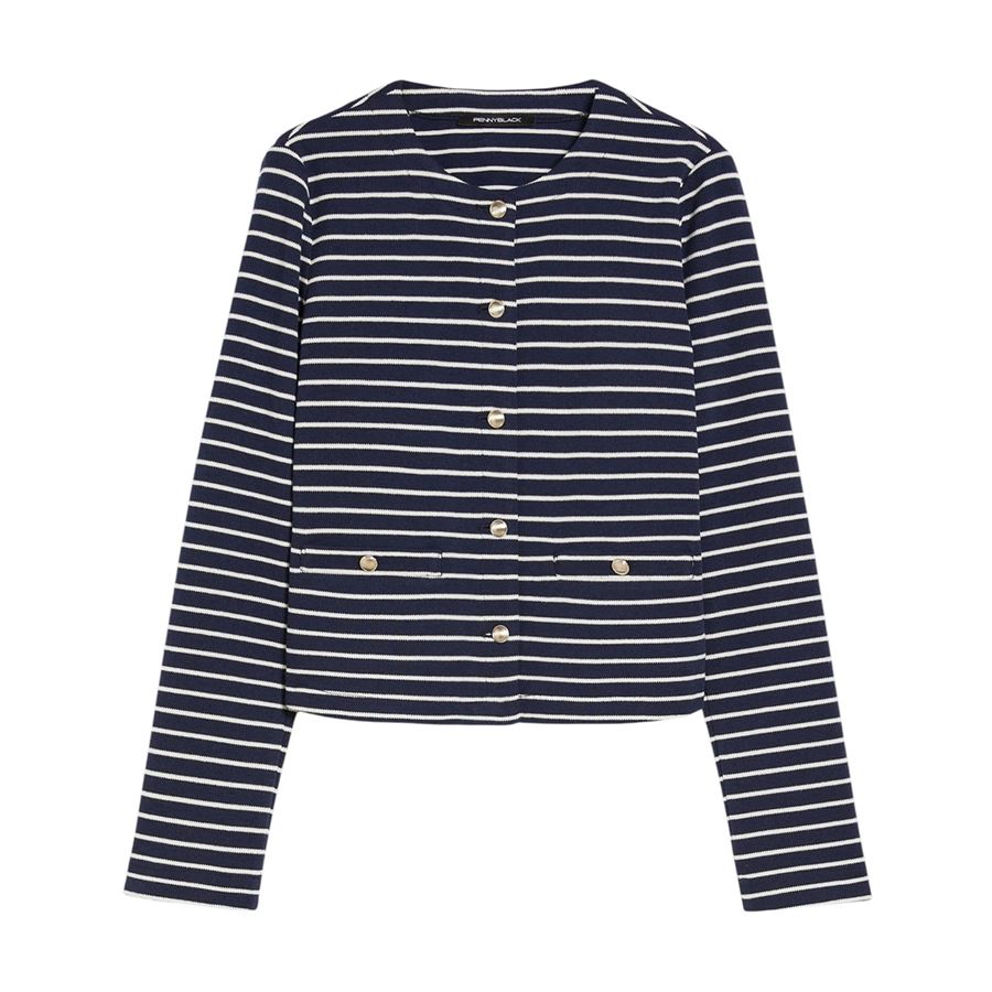 Carena giacca girocollo in jersey piqué da donna Penny Black | 2511911106200002